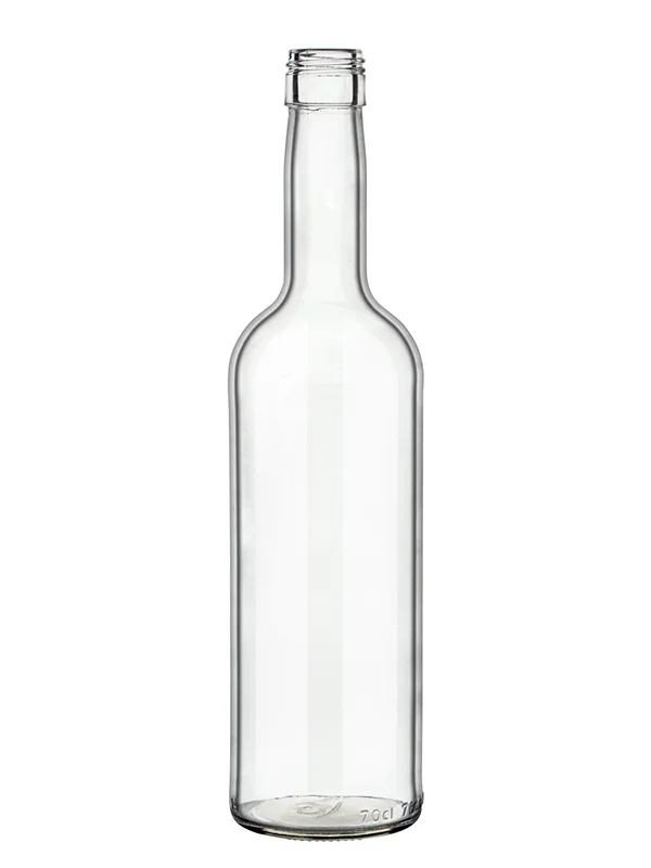 Φωτογραφία προϊόντος: OEM Μπουκάλι γυάλινο Bordeaux 700 ml διάφανο PP 31,5 για ποτά, κρασί, τσίπουρο