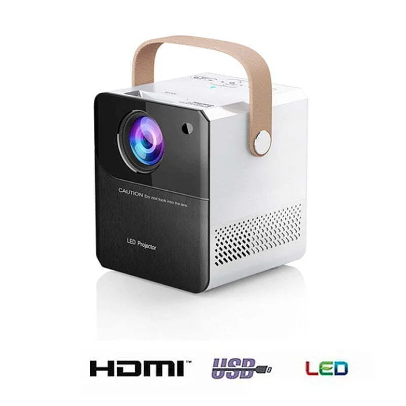 Φωτογραφία προϊόντος: 68148 Mini Projector Full HD Λάμπας LED με Ενσωματωμένα Ηχεία Λευκός
