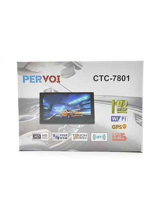 Φωτογραφία προϊόντος: PerVoi CTC-7801Ηχοσύστημα Αυτοκινήτου Universal 2DIN(Bluetooth/USB/WiFi/GPS) Οθόνη Αφής 7"
