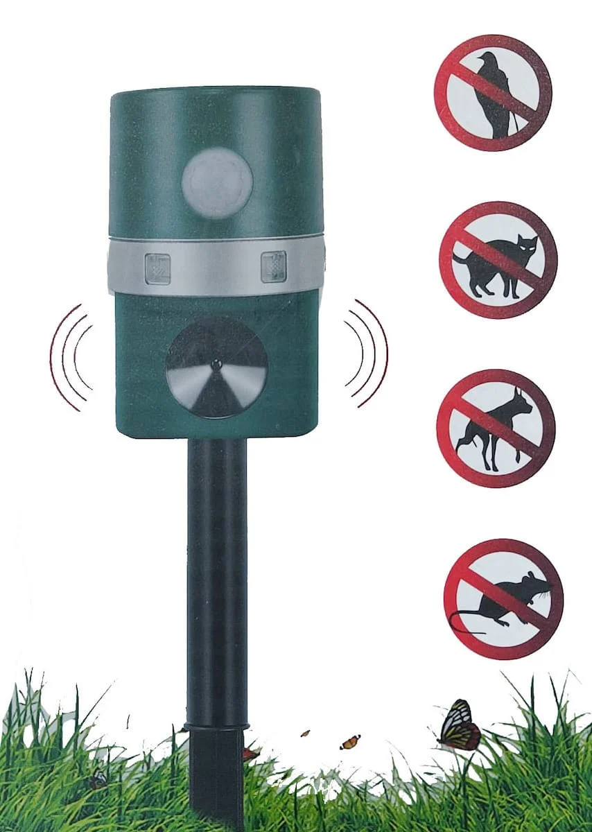 Φωτογραφία προϊόντος: Solar Pest Repeller Συσκευή Υπερήχων Απώθησης Γατών / Πουλιών / Τρωκτικών / Φιδιών Ηλιακή