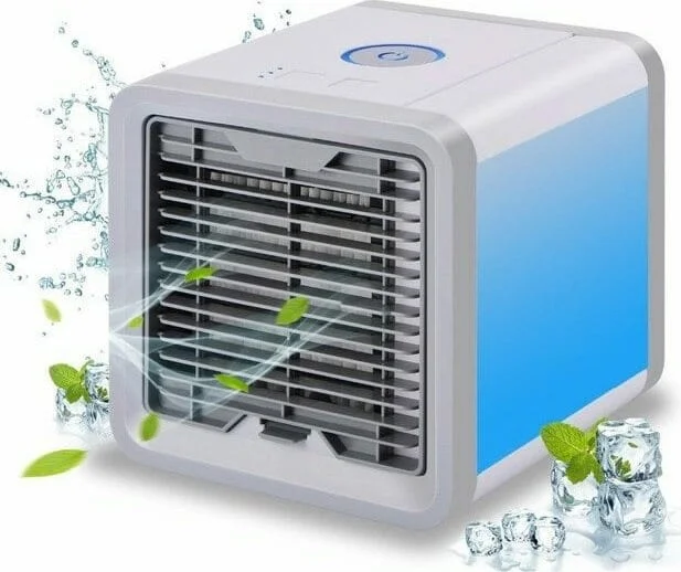 Φωτογραφία προϊόντος: Φορητό mini cooler ice ανεμιστήρας + υγραντήρας με 3 ταχύτητες 10W