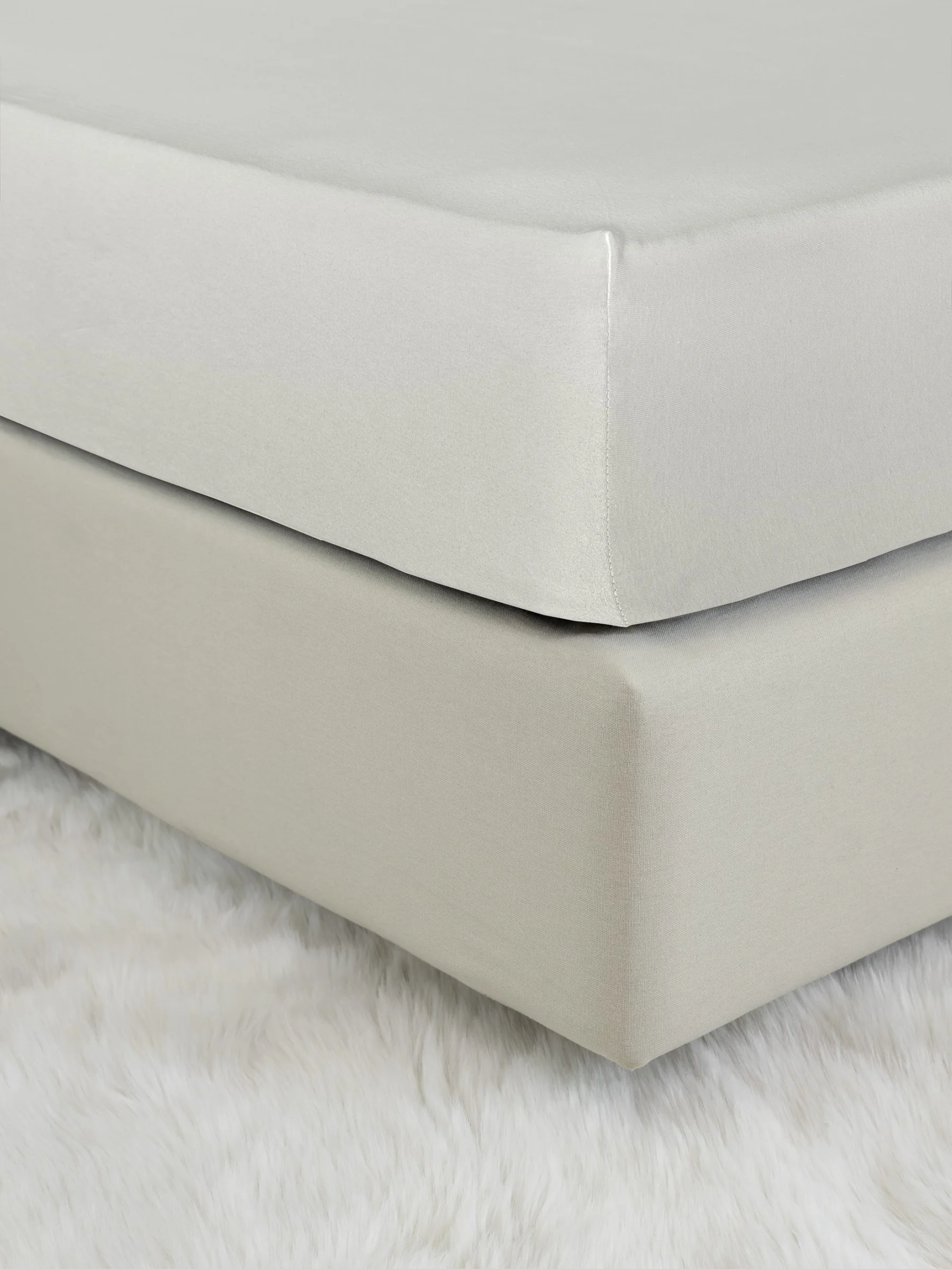 Φωτογραφία προϊόντος: Σεντόνι 180x200+40 King Size Jersey Nima Tender 100% βαμβακερόΜε Λάστιχο- Oat Beige