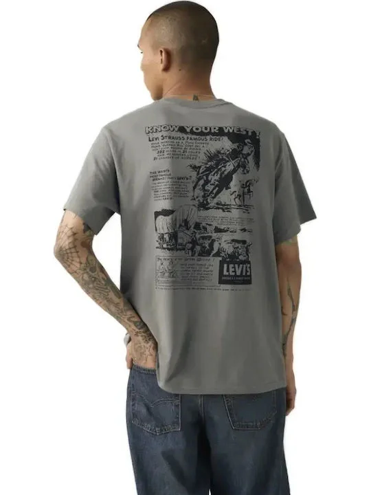 Φωτογραφία προϊόντος: Levi's Levi’s Graphic Tee ανδρικό βαμβακερό relaxed t-shirt γκρι 161432496