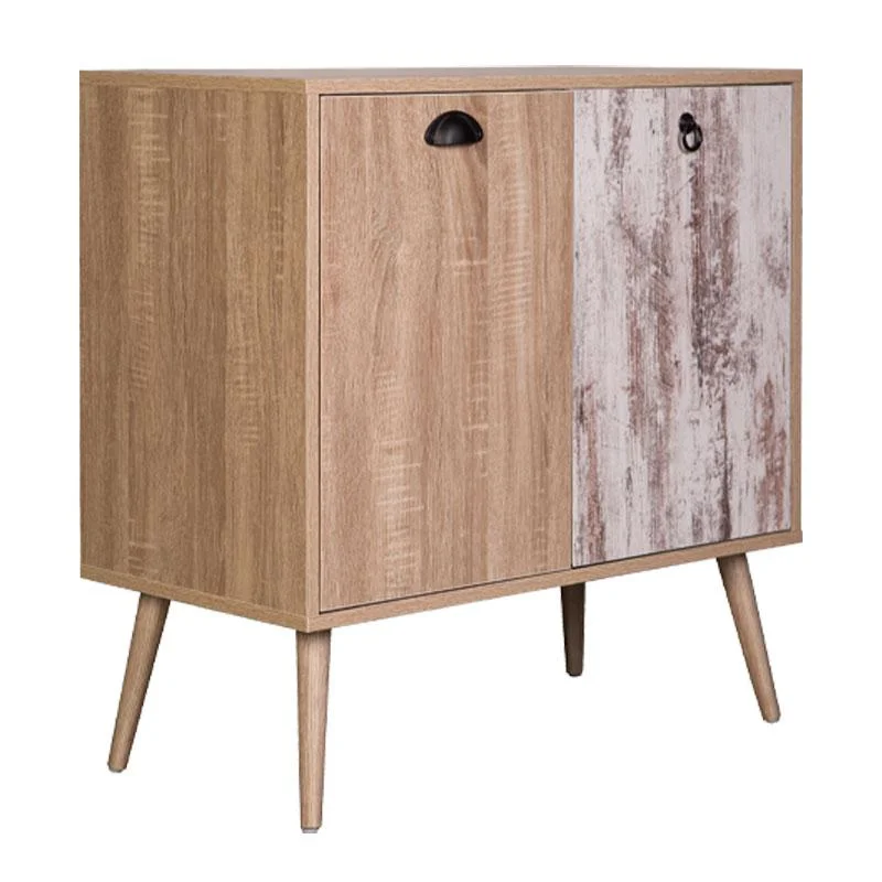 Φωτογραφία προϊόντος: ΠΑΠΟΥΤΣΟΘΗΚΗ Fylliana "Lounge" SONOMA OAK 75x37x75εκ