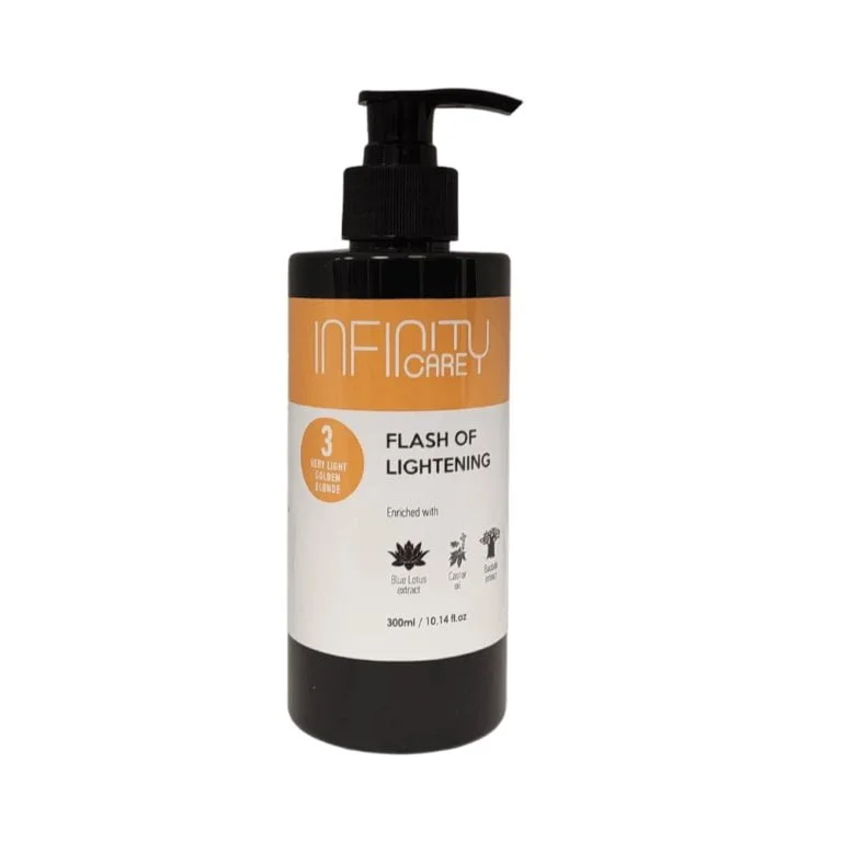 Φωτογραφία προϊόντος: Infinity Care Flash Of Lightening (03) Yellow Light Golden Blonde 300ml- (Φωτεινό Ξανθό Χρωμομάσκα)