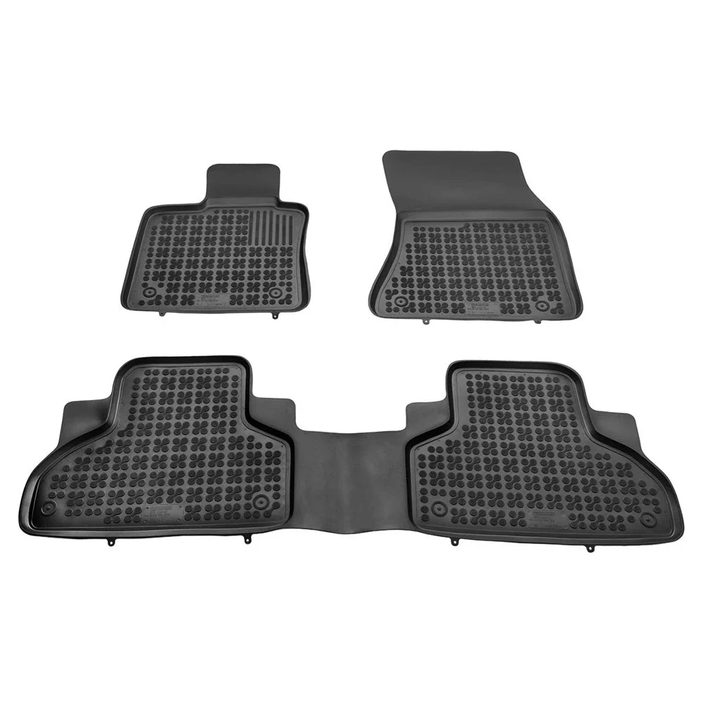 Φωτογραφία προϊόντος: BMW X5 F15 (2013-2018) / X6 F16 (2014-2019) λαστιχένια μαύρα πατάκια σκαφάκια Rezaw Plast - 3τμχ