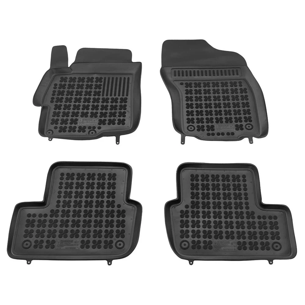 Φωτογραφία προϊόντος: Mitsubishi Lancer Evo X (2007-2015) / Lancer VIII (2008-2016) λαστιχένια μαύρα πατάκια σκαφάκια Rezaw Plast - 4τμχ
