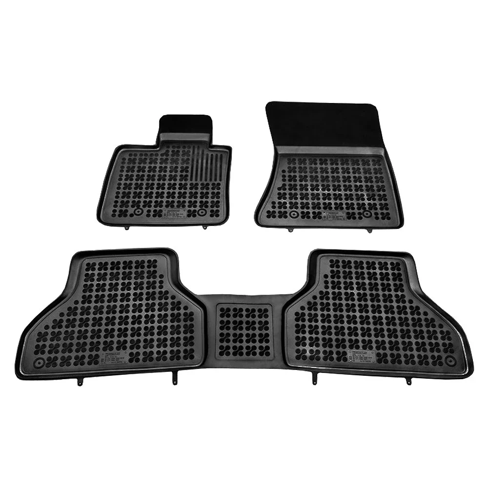 Φωτογραφία προϊόντος: BMW X5 E70 (2006-2013) / X6 E71 (2008-2014) λαστιχένια μαύρα πατάκια σκαφάκια Rezaw Plast - 3τμχ