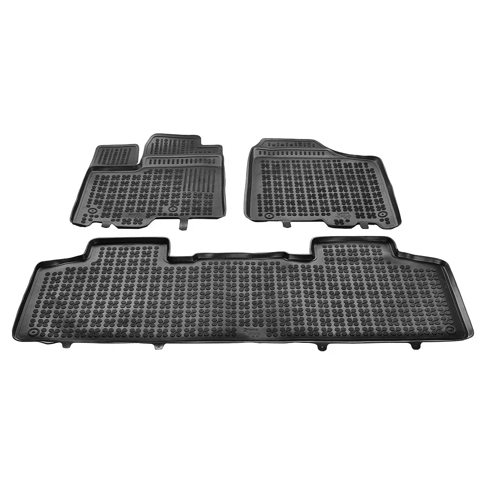Φωτογραφία προϊόντος: Toyota Sienna (2010-2020) 5 θέσεις λαστιχένια μαύρα πατάκια σκαφάκια Rezaw Plast - 3τμχ