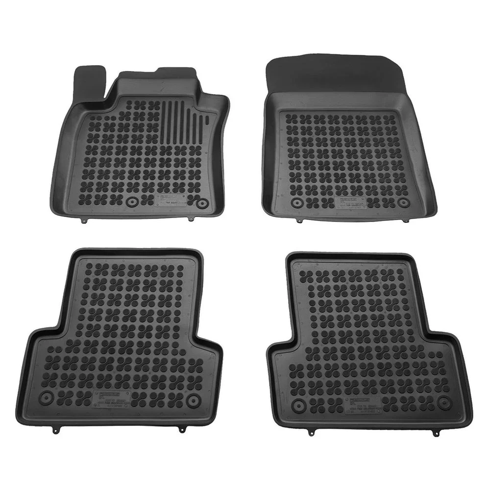 Φωτογραφία προϊόντος: Renault Modus (2004-2012) / Grand Modus (2008-2012) λαστιχένια μαύρα πατάκια σκαφάκια Rezaw Plast - 4τμχ