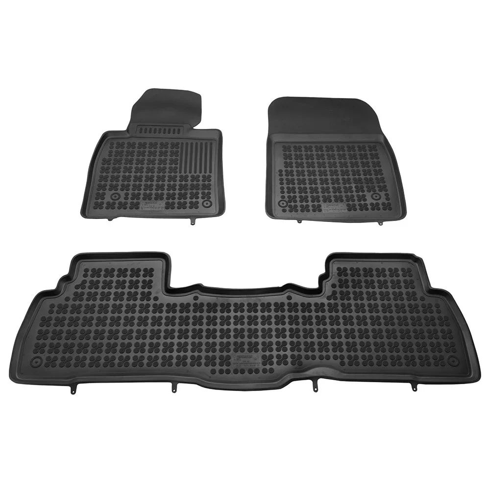 Φωτογραφία προϊόντος: Toyota Land Cruiser J200 V8 (2008-2021) λαστιχένια μαύρα πατάκια σκαφάκια Rezaw Plast - 3τμχ