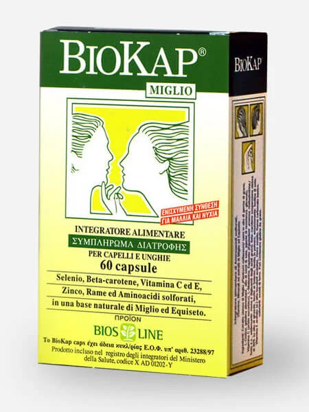 Φωτογραφία προϊόντος: BIOSLINE - Biokap 60 caps Kατά της Tριχόπτωσης