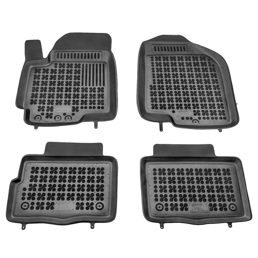 Φωτογραφία προϊόντος: Kia Soul (2009-2014) λαστιχένια μαύρα πατάκια σκαφάκια Rezaw Plast - 4τμχ