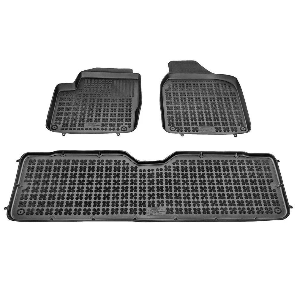 Φωτογραφία προϊόντος: VW Sharan (1995-2010) / Ford Galaxy (1995-2006) / Seat Alhambra (1996-2010) 5 θέσεις λαστιχένια μαύρα πατάκια σκαφάκια Rezaw Plast - 3τμχ