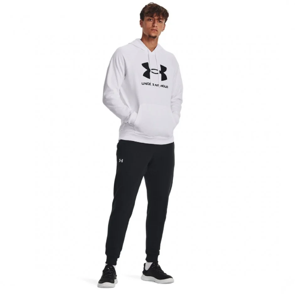 Φωτογραφία προϊόντος: UNDER ARMOUR RIVAL FLEECE LOGO 1379758 100 WHITE