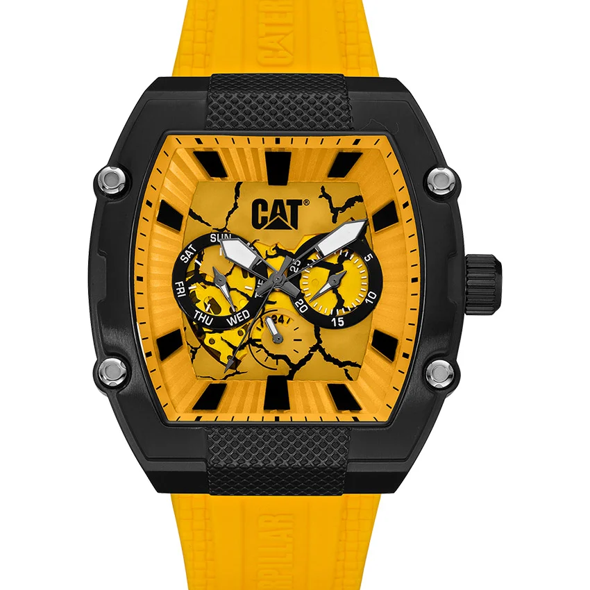 Φωτογραφία προϊόντος: Ανδρικό Ρολόι Caterpillar 1316927721 με Κίτρινο Λουρί
