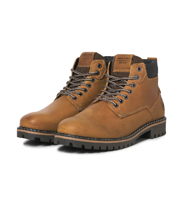 Φωτογραφία προϊόντος: jack and jones JACK+JONES JFWQUEENSWAY LEATHER BOOT SN 12257998 HONEY