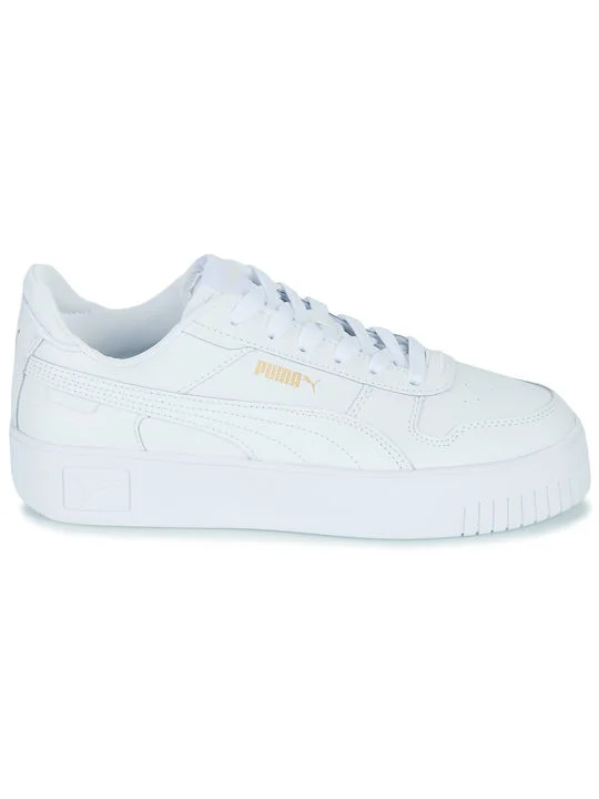 Φωτογραφία προϊόντος: PUMA CARINA STREET 389390 01 (WHITE-GOLD)
