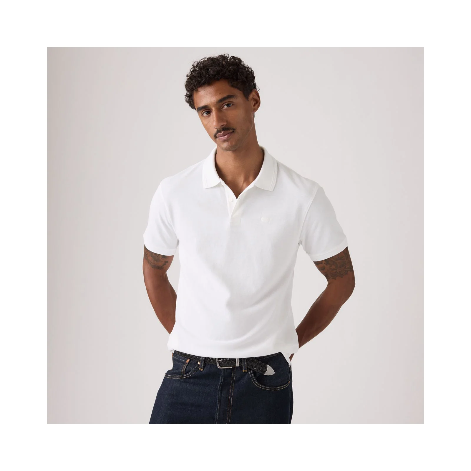 Φωτογραφία προϊόντος: LEVI'S LEVI+apos;S ORIGINAL POLO STANDARD FIT 005FM0000 WHITE