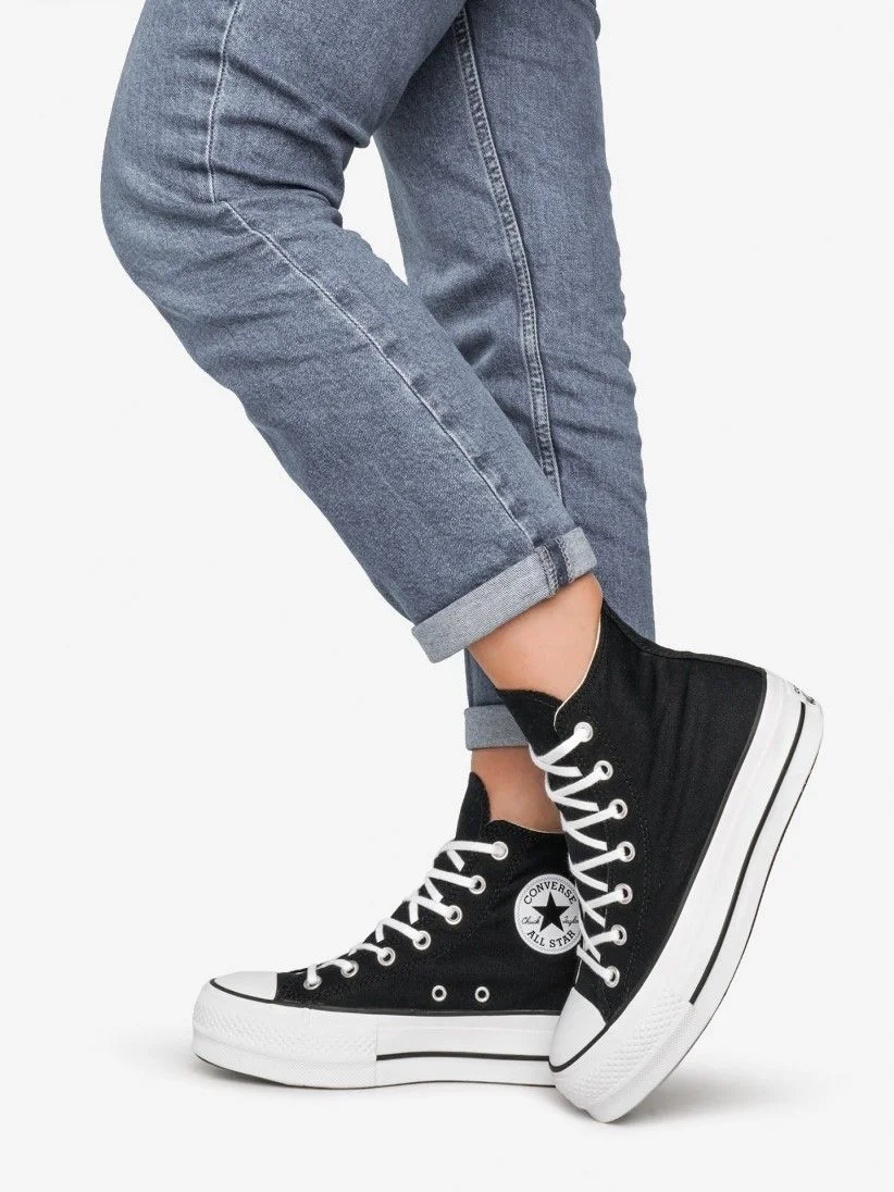 Φωτογραφία προϊόντος: CONVERSE CHUCK TAILOR ALL STAR PLATFORM CANVAS 560845C BLACK