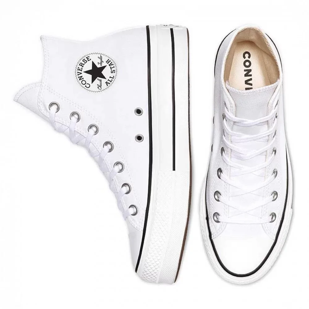 Φωτογραφία προϊόντος: CONVERSE CHUCK TAILOR ALL STAR PLATFORM CANVAS 560846C WHITE
