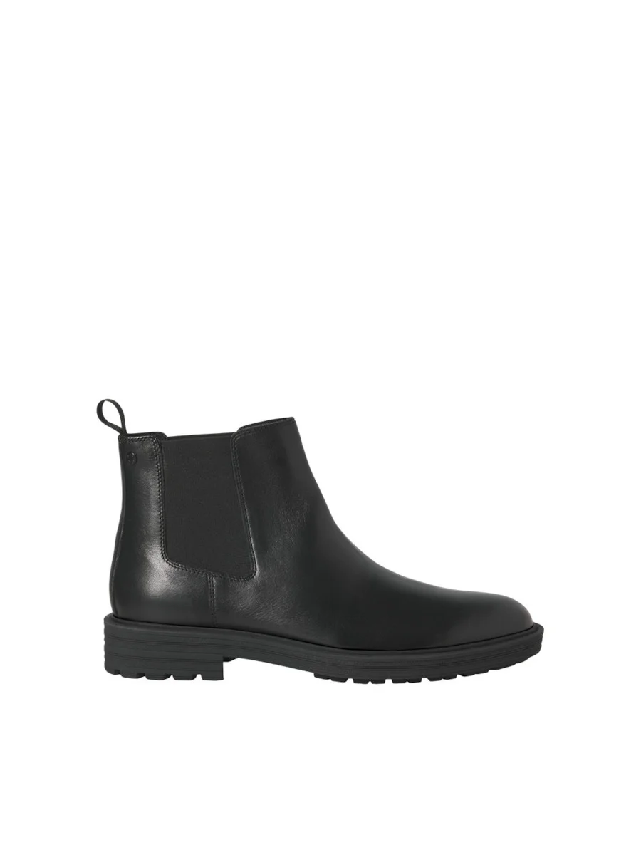 Φωτογραφία προϊόντος: jack and jones JACK+JONES JFWHOSKINS LEATHER CHELSEA SN 12280182 ANTHRACITE