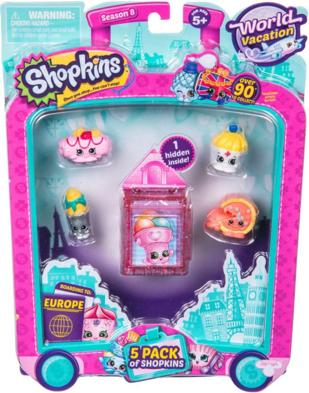 Φωτογραφία προϊόντος: SHOPKINS S8 WORLD VACATION W1 5TEM. ΚΑΡΤΕΛΑ