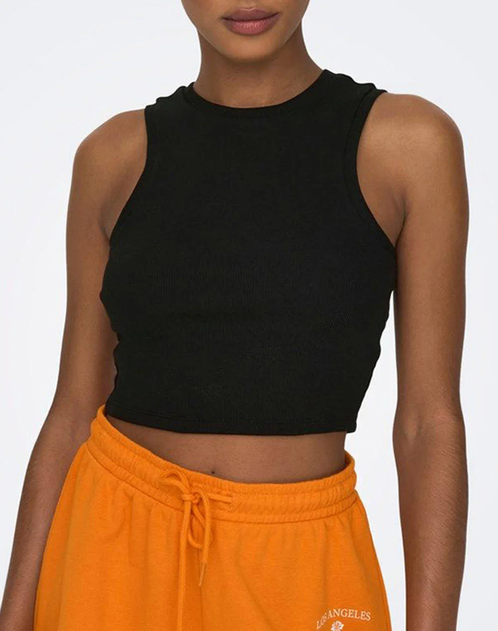 Φωτογραφία προϊόντος: ONLY ONLVILMA CROP TOP WOMEN ONLY ΜΑΥΡΟ (15282771-BLACK)