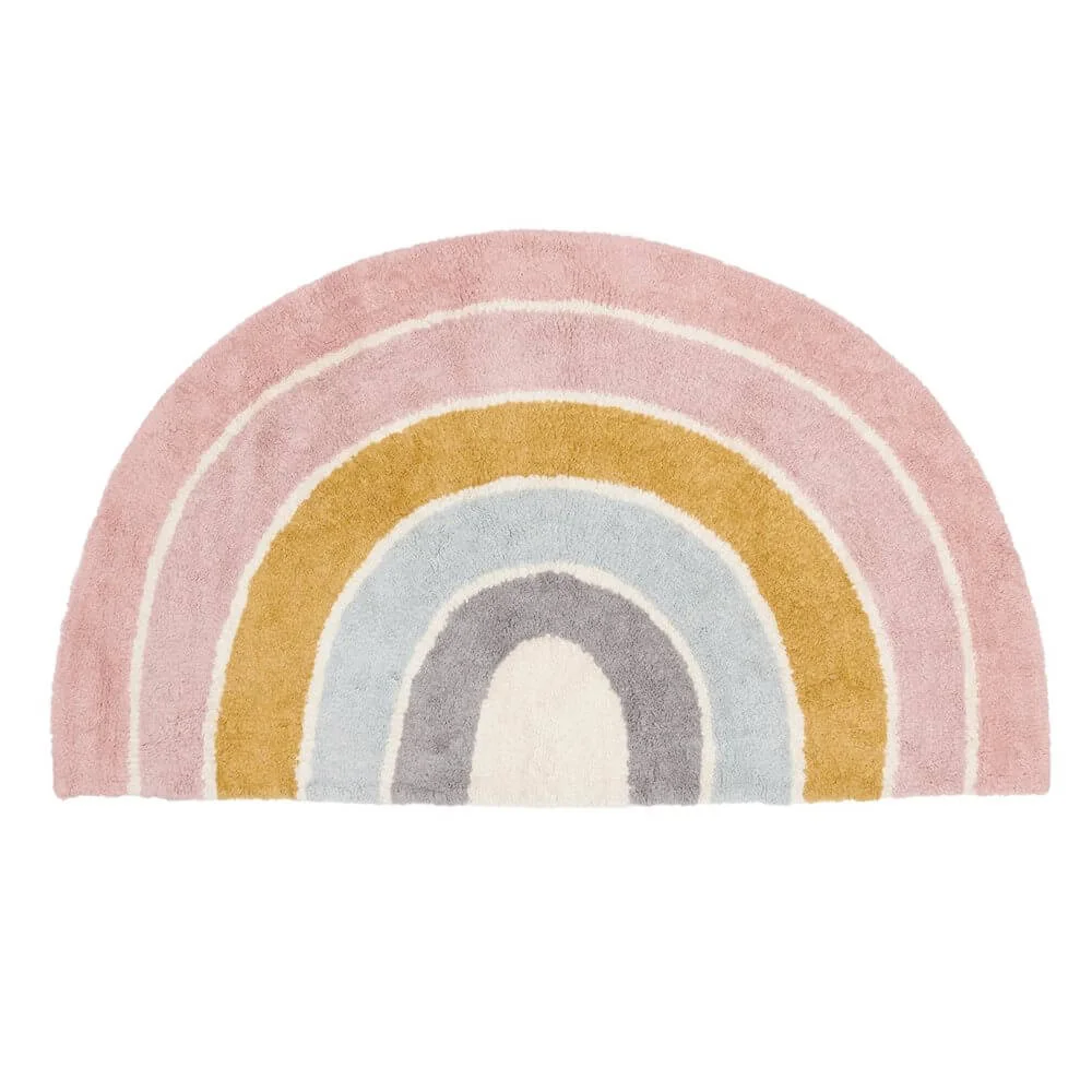 Φωτογραφία προϊόντος: LITTLE DUTCH. Χαλί δωματίου Rainbow Shape Pink 80X130 - LD-RU10310350