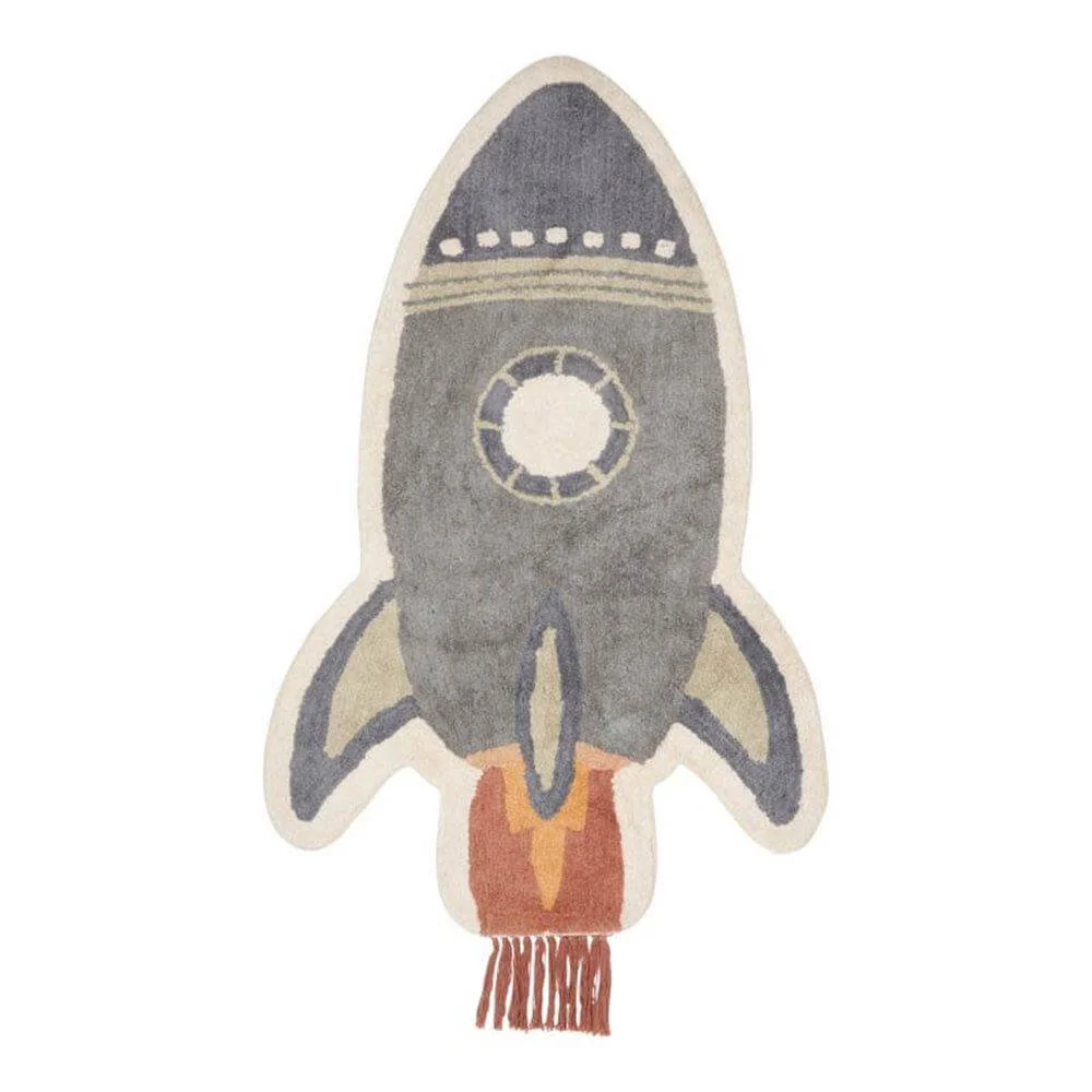 Φωτογραφία προϊόντος: LITTLE DUTCH. Χαλί δωματίου Rocket shape Blue 80X130 - LD-RU10310440