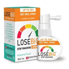 Φωτογραφία προϊόντος: EIFRON LOSEBIG Diet Oral Spray Stop Snacking Συμπλήρωμα Διατροφής για Σταμάτημα του Τσιμπολογήματος με Γεύση Γκρέιπφρουτ 30ml