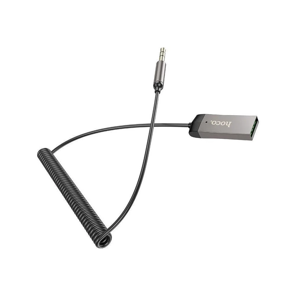 Φωτογραφία προϊόντος: Hoco v5 Bluetooth Receiver με θύρα εξόδου USB και μικρόφωνο