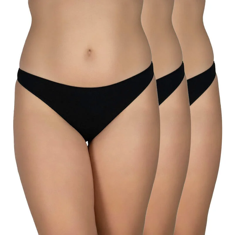 Φωτογραφία προϊόντος: AA UNDERWEAR A.A UNDERWEAR String Bamboo 3 τμχ Μαύρο