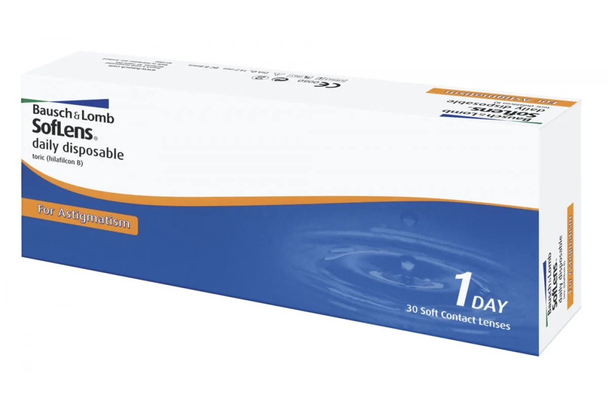 Φωτογραφία προϊόντος: Bausch + Lomb Soflens Daily Disposable For Astigmatism (30 Φακοί)