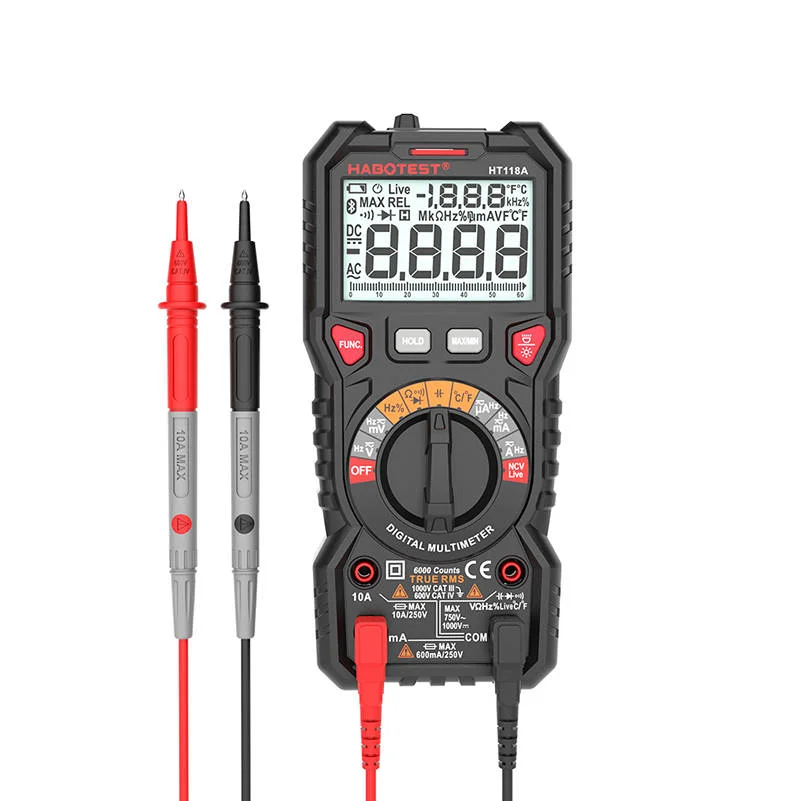 Φωτογραφία προϊόντος: Habotest HT118A Digital Multimeter with Flashlight