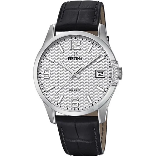 Φωτογραφία προϊόντος: Ρολόι FESTINA Black Leather Strap - F16982-1 F16982-1
