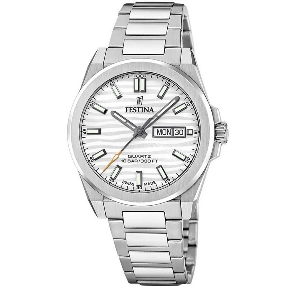 Φωτογραφία προϊόντος: Festina Swiss Made Dune Mens Watch Dial Colour White F20073/1