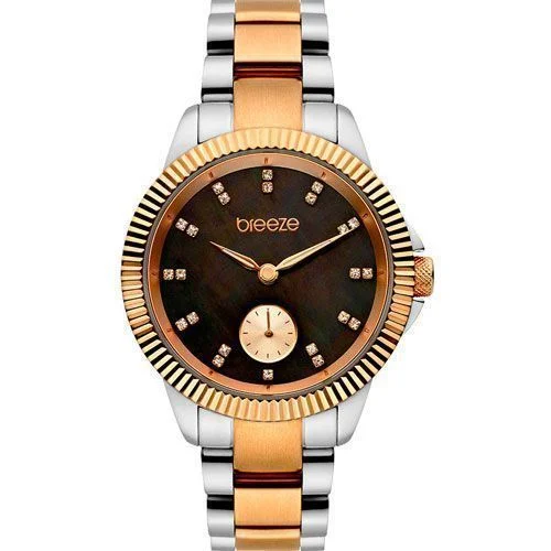Φωτογραφία προϊόντος: ΡΟΛΟΙ BREEZE 710971.6 BREEZE Fairymade Crystals Two Tone Stainless Steel Bracelet