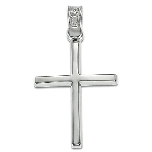 Φωτογραφία προϊόντος: fenixjewelry Λευκός Χρυσός σταυρός 14κ ΣΤ1003Λ