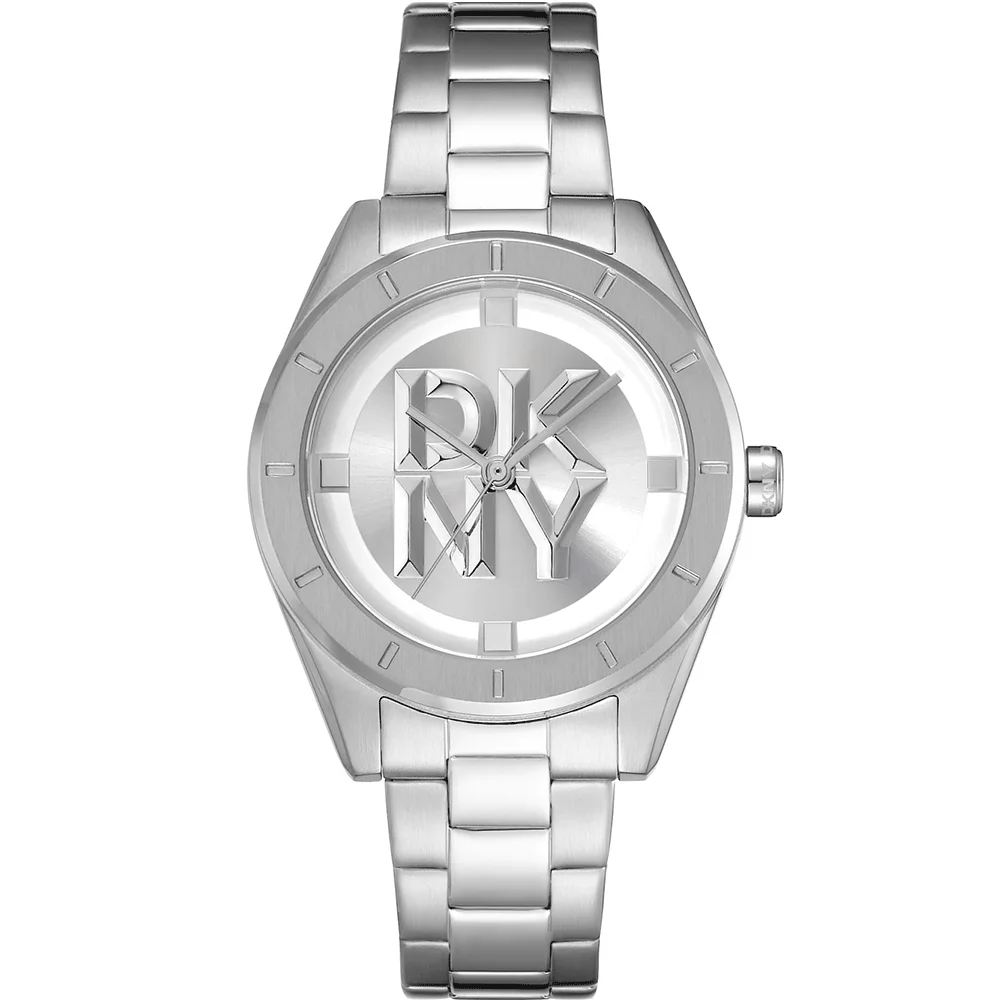 Φωτογραφία προϊόντος: DKNY DK1L016M0045 Chambers Midi Silver 34mm
