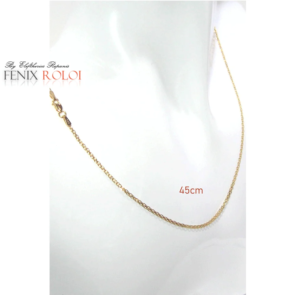 Φωτογραφία προϊόντος: fenixjewelry Χρυση Αλυσιδα Πλακε 14κ WGCH0010