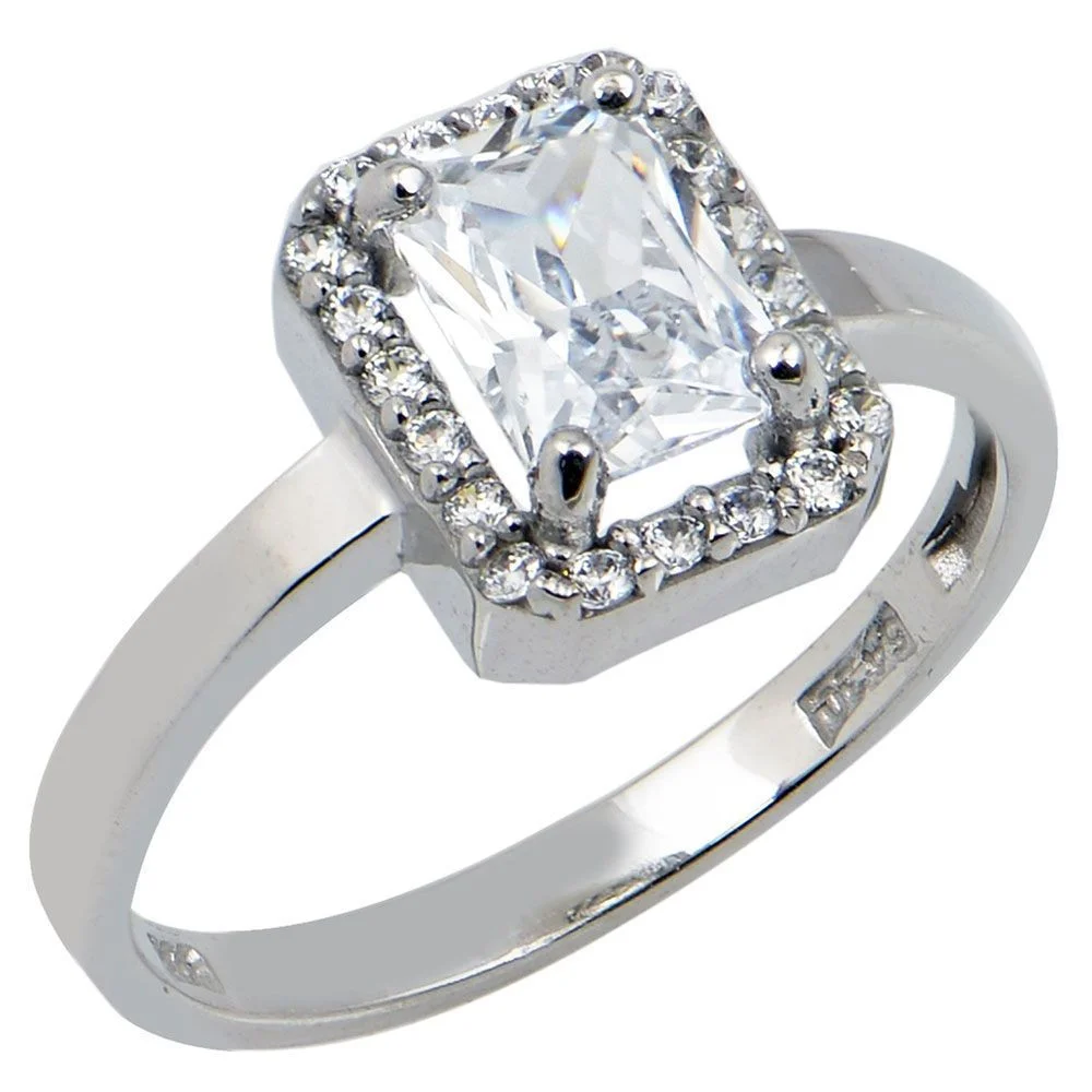 Φωτογραφία προϊόντος: fenixjewelry Λευκοχρυσο Δαχτυλίδι 14κ Ζιργκον 3441Λ