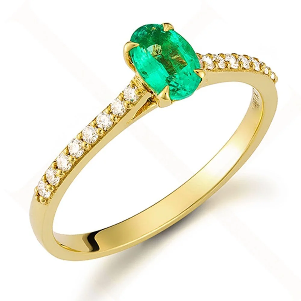 Φωτογραφία προϊόντος: fenixjewelry Χρυσό Δαχτυλίδι 14k Πρασινο Ζιργκον 3051κ