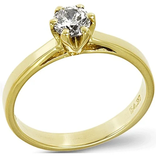 Φωτογραφία προϊόντος: fenixjewelry Χρυσο Μονόπετρο Δαχτυλίδι 14k 0149K