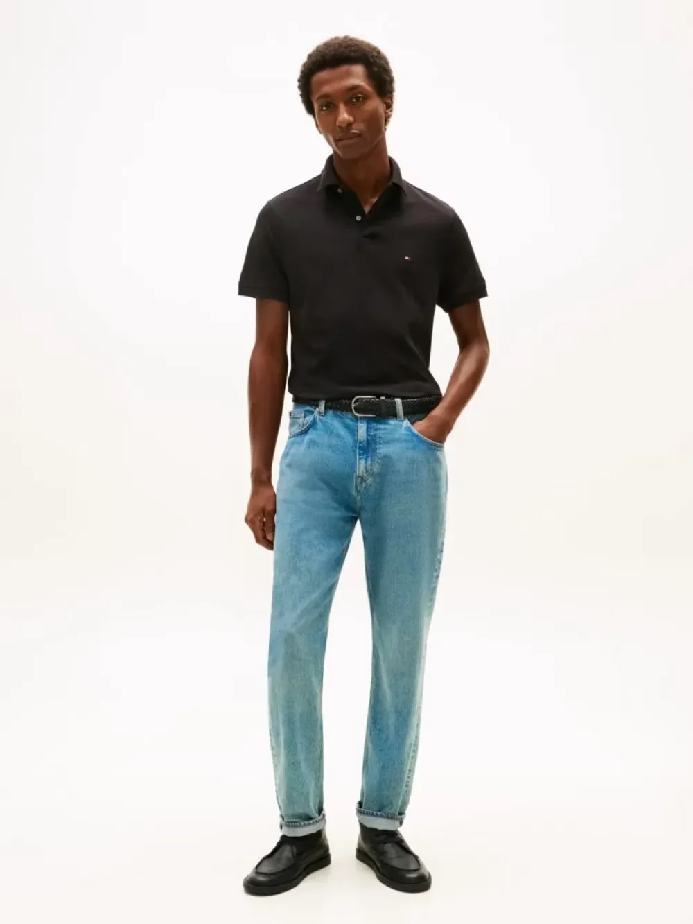 Φωτογραφία προϊόντος: Tommy Hilfiger1985 REGULAR POLO Aνδρική Μαύρη Μπλούζα Μαύρο