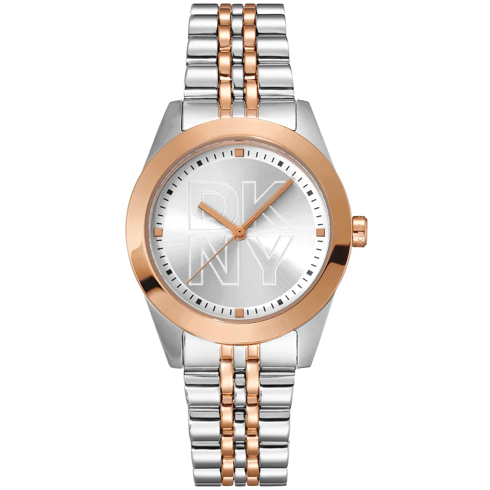 Φωτογραφία προϊόντος: DKNY LOGO Women s Silver Dial Stainless Steel Watch DK1L060M0075