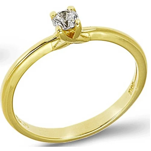 Φωτογραφία προϊόντος: fenixjewelry Χρυσο Μονόπετρο Δαχτυλίδι 14k 0180K