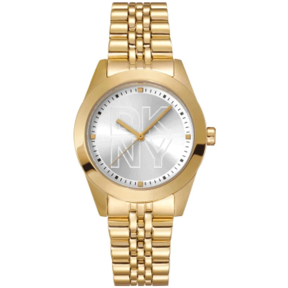 Φωτογραφία προϊόντος: DKNY Parsons Logo Gold Stainless Steel Bracelet DK1L060M0045