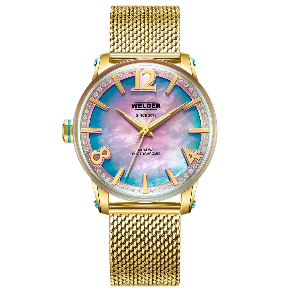 Φωτογραφία προϊόντος: Womens WELDER Wristwatch in gold color Moody WRN2000