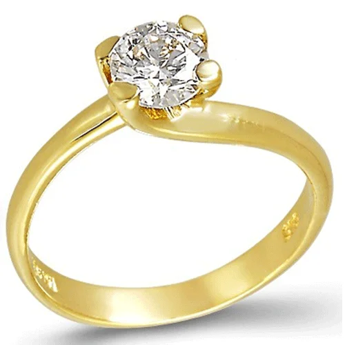 Φωτογραφία προϊόντος: fenixjewelry Χρυσό Μονόπετρο Δαχτυλίδι 14k 0435Κ